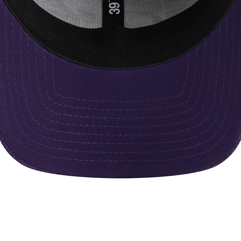 Men's New Era Purple Kansas State Wildcats Shadowed Neo 39THIRTY Flex Hat
