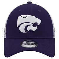Men's New Era  Purple Kansas State Wildcats Trucker 9FORTY Adjustable Hat