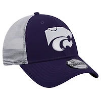 Men's New Era  Purple Kansas State Wildcats Trucker 9FORTY Adjustable Hat