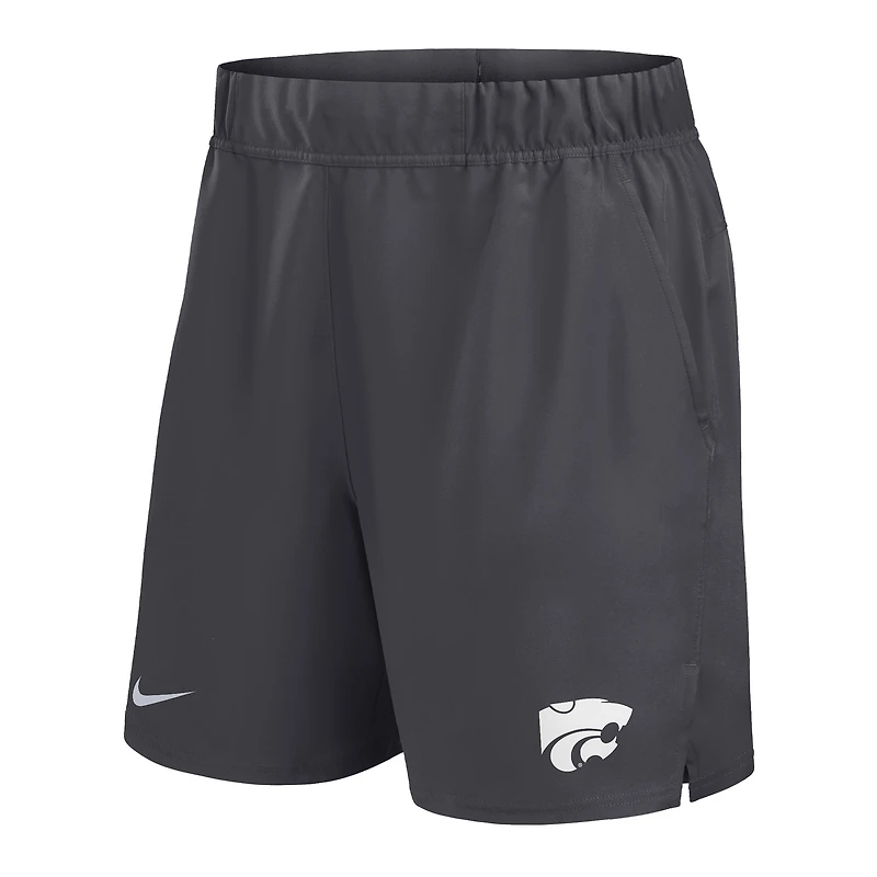Men's Nike Anthracite Kansas State Wildcats Performance Victory Shorts