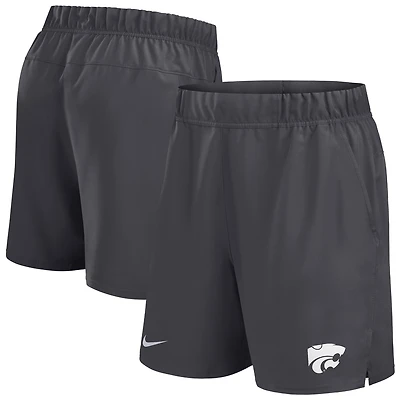 Men's Nike Anthracite Kansas State Wildcats Performance Victory Shorts