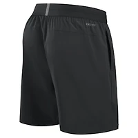 Men's Nike Black Kansas State Wildcats 2024/25 Sideline Performance Woven Shorts