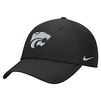Casquette ajustable Nike noire Kansas State Wildcats 2025 On-Field Club Performance pour homme