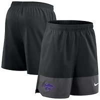 Men's Nike Black Kansas State Wildcats 2025 Sideline Dri-FIT Shorts