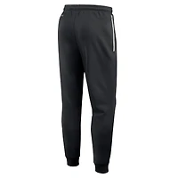 Men's Nike Black Kansas State Wildcats 2025 Sideline Standard Issue Dri-FIT Taper Sweatpants
