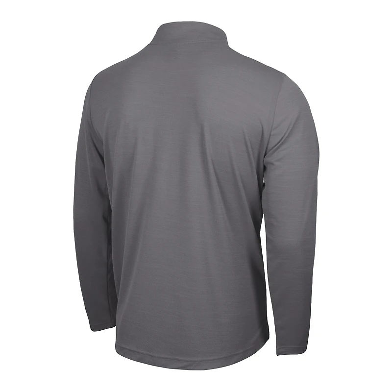 Pull Nike Intensity Performance à quart de zip pour homme, gris, Kansas State Wildcats