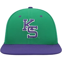 Casquette ajustée Nike Kansas State Wildcats Aero True Baseball Performance pour homme, verte