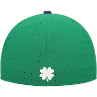 Casquette ajustée Nike Kansas State Wildcats Aero True Baseball Performance pour homme, verte