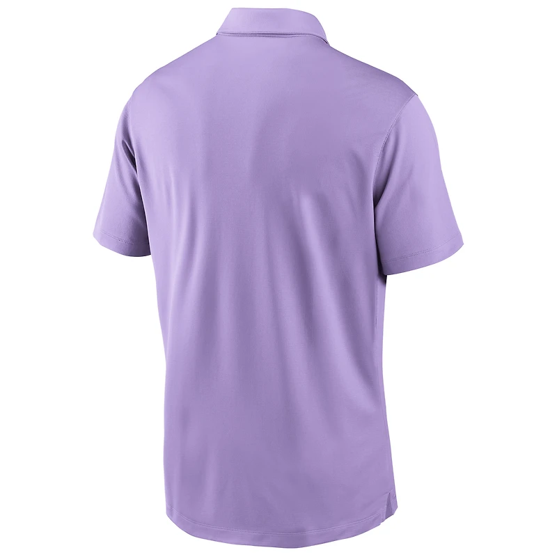 Men's Nike Lavender Kansas State Wildcats Solid Victory Dri-FIT Polo