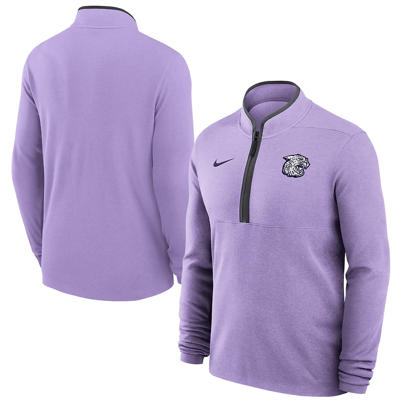 Men's Nike Lavender Kansas State Wildcats Victory Dri-FIT Half-Zip Pullover