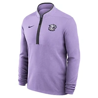 Men's Nike Lavender Kansas State Wildcats Victory Dri-FIT Half-Zip Pullover