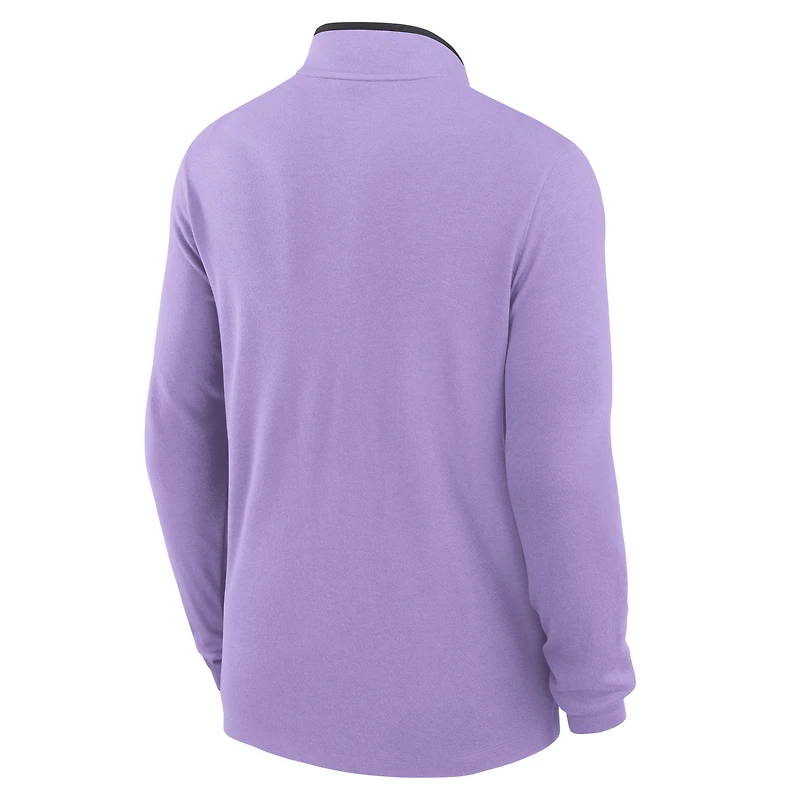 Men's Nike Lavender Kansas State Wildcats Victory Dri-FIT Half-Zip Pullover