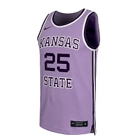 Maillot de basket-ball rétro réplique Nike #24 Lavender Kansas State Wildcats pour homme