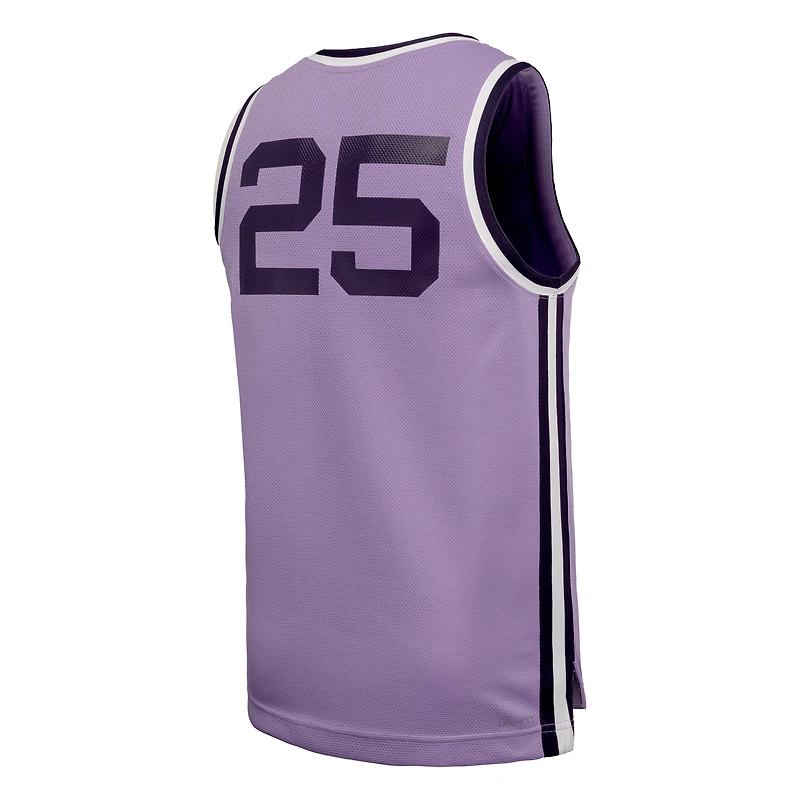 Maillot de basket-ball rétro réplique Nike #24 Lavender Kansas State Wildcats pour homme