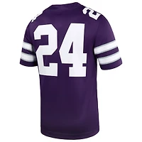 Maillot de football Nike #24 violet Kansas State Wildcats Untouchable pour homme
