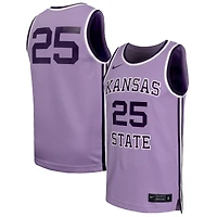 Maillot de basketball réplique Nike n° 25 blanc des Kansas State Wildcats pour homme