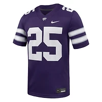 Maillot de match Nike violet n° 25 des Wildcats Kansas State pour homme