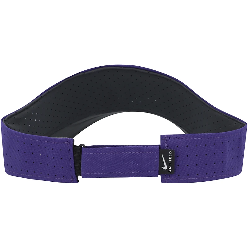 Nike Kansas State Wildcats 2023 Sideline Performance Visière réglable pour homme Violet