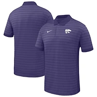 Polo Nike violet à rayures Victory pour homme, équipe de début saison 2025 des Kansas State Wildcats