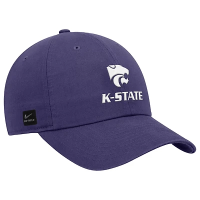 Casquette ajustable Nike violette Kansas State Wildcats 2025 On-Field Club pour homme