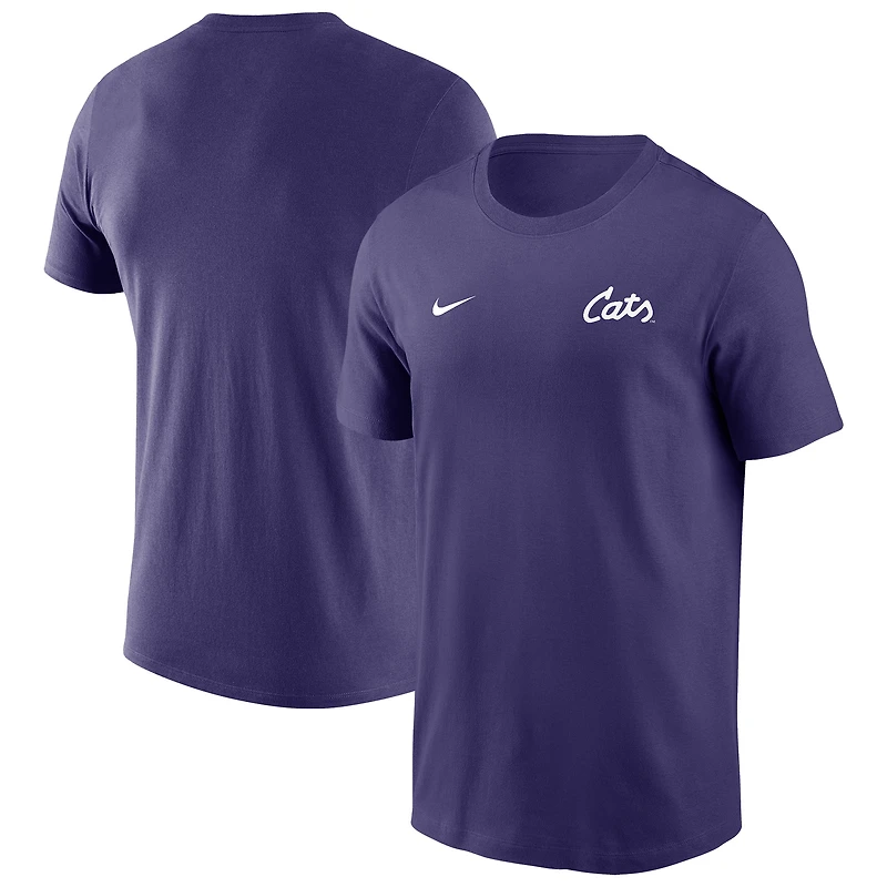T-shirt Nike violet Kansas State Wildcats 2025 Sideline Legend Performance pour homme