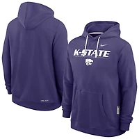Sweat à capuche Nike violet Kansas State Wildcats 2025 Sideline Standard Issue Dri-FIT pour homme