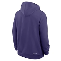 Men's Nike Purple Kansas State Wildcats 2026 Sideline Standard Issue Dri-FIT Hoodie