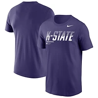 T-shirt Nike violet Kansas State Wildcats 2026 Sideline Wordmark Legend Dri-FIT pour homme