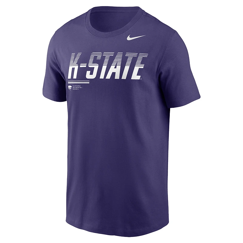 Men's Nike Purple Kansas State Wildcats 2026 Sideline Wordmark Legend Dri-FIT T-Shirt