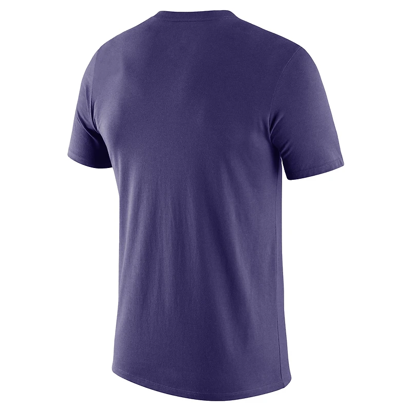 T-shirt Nike violet Kansas State Wildcats 2026 Sideline Wordmark Legend Dri-FIT pour homme