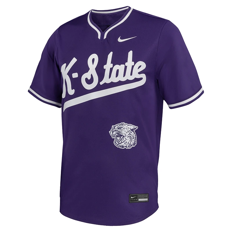 Men's Nike Purple Kansas State Wildcats  Limited Baseball Jersey