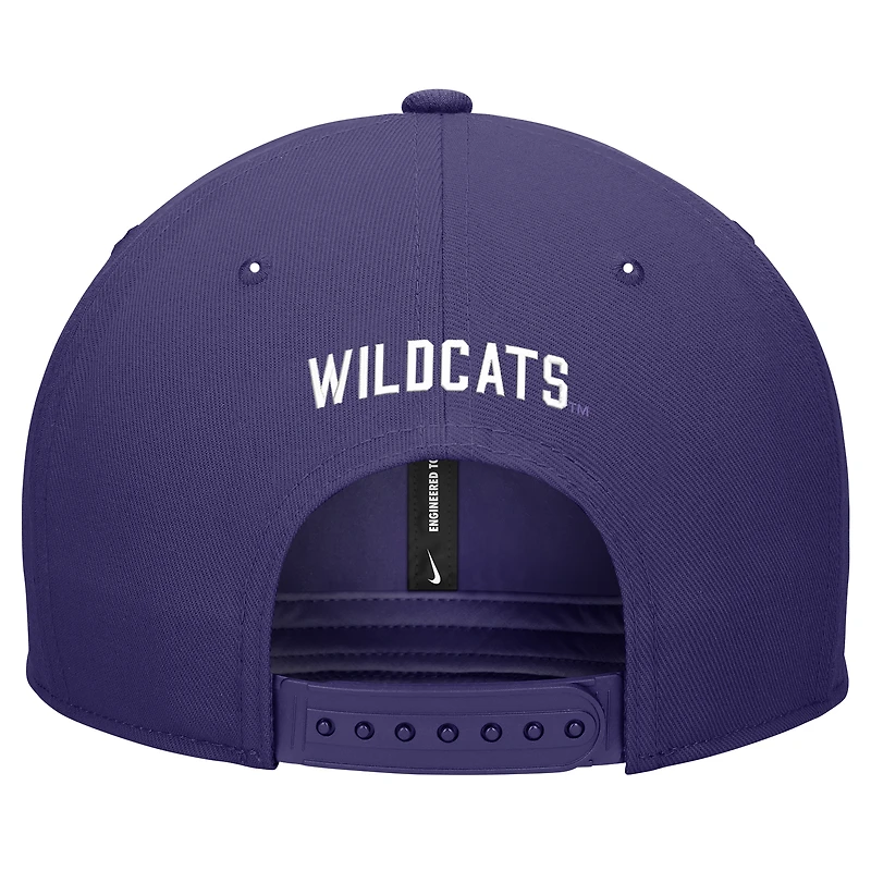 Casquette Snapback Nike Kansas State Wildcats Pro violette pour homme