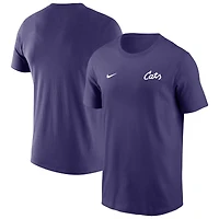 T-shirt Nike violet Kansas State Wildcats Sideline Legend Dri-FIT pour homme