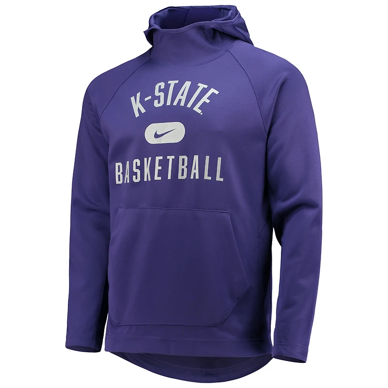 Men's Nike Purple Kansas State Wildcats Spotlight Raglan Pullover Hoodie