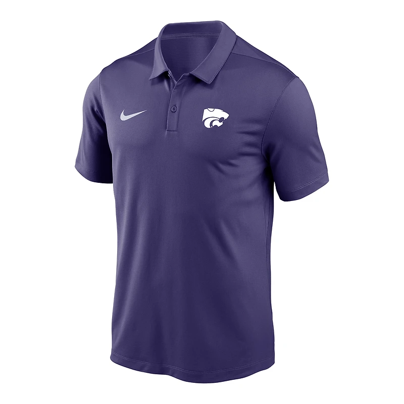 Men's Nike Purple Kansas State Wildcats Victory Solid Performance Polo