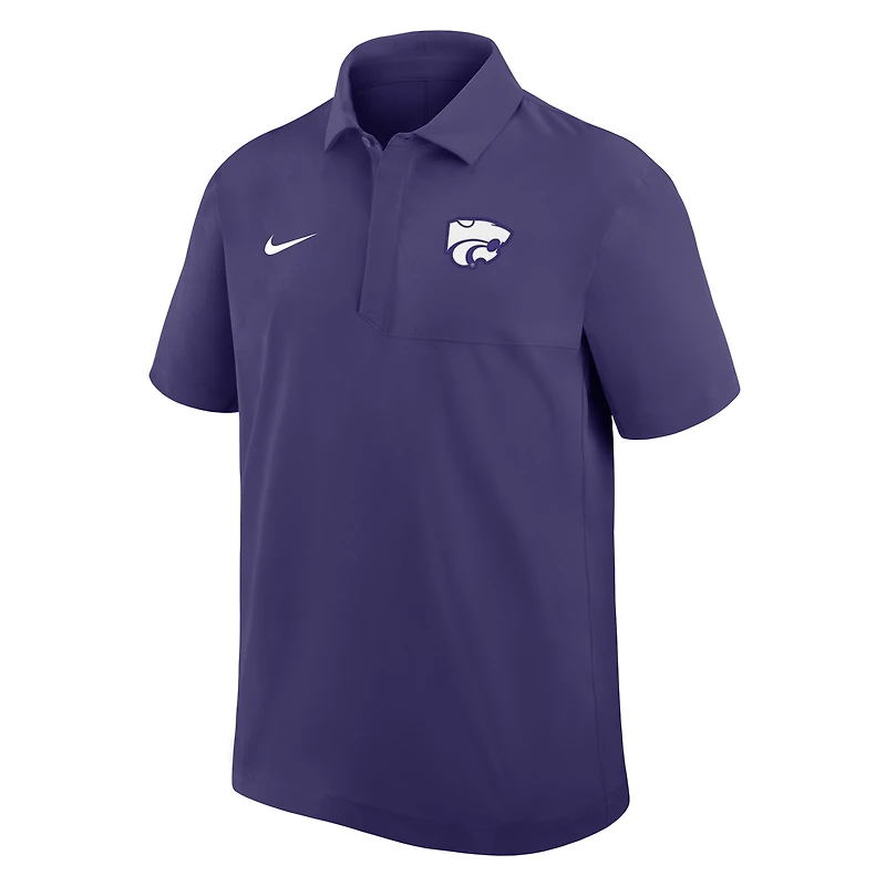 Polo tissé violet Nike Kansas State Wildcats pour homme