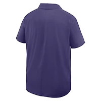 Polo tissé violet Nike Kansas State Wildcats pour homme