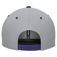 Men's Nike White/Gray Kansas State Wildcats Pro Performance Snapback Hat