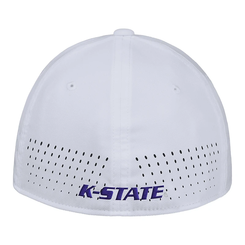 Casquette Nike blanche Kansas State Wildcats 2025 Performance Flex pour homme