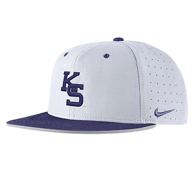 Men's Nike Kansas State Wildcats 2025 On-Field True Performance Baseball Fitted Hat
