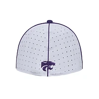 Casquette de baseball Nike blanche Kansas State Wildcats 2025 On-Field True Performance pour homme
