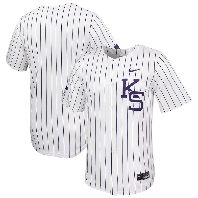 Maillot de baseball Nike blanc Kansas State Wildcats Limited pour homme