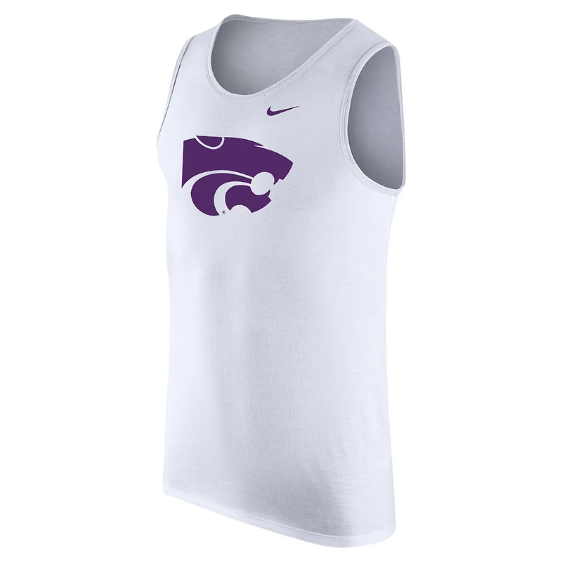 Men's Nike White Kansas State Wildcats Tank Top