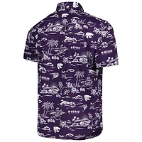 Men's Reyn Spooner Purple Kansas State Wildcats Performance Button-Down Shirt