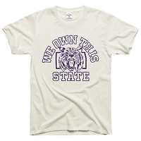 Unisex Charlie Hustle White Kansas State Wildcats We Own This T-Shirt
