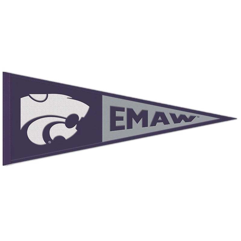 Fanion à slogan WinCraft Kansas State Wildcats 13" x 32"