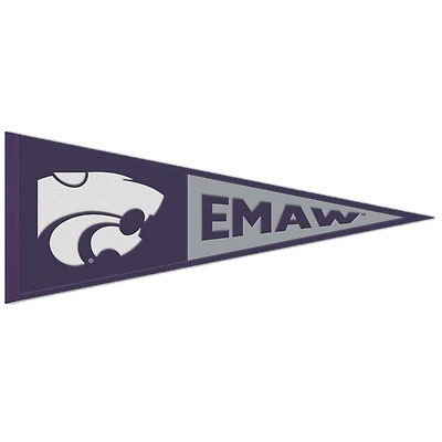 Fanion à slogan WinCraft Kansas State Wildcats 13" x 32"