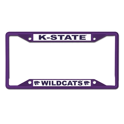 WinCraft Kansas State Wildcats Chrome Cadre de plaque d'immatriculation