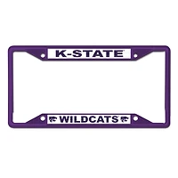 WinCraft Kansas State Wildcats Chrome Color License Plate Frame