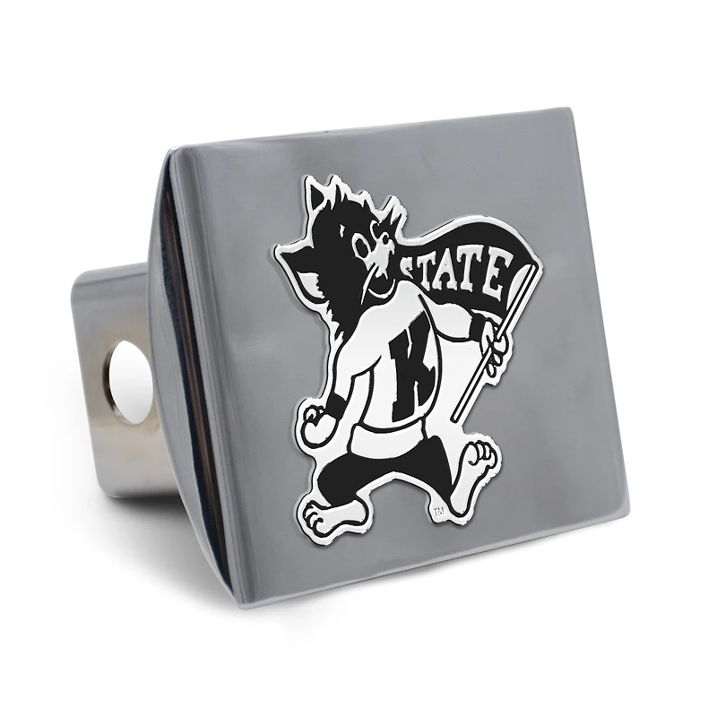 Housse d'attelage en métal chromé haut de gamme WinCraft Kansas State Wildcats
